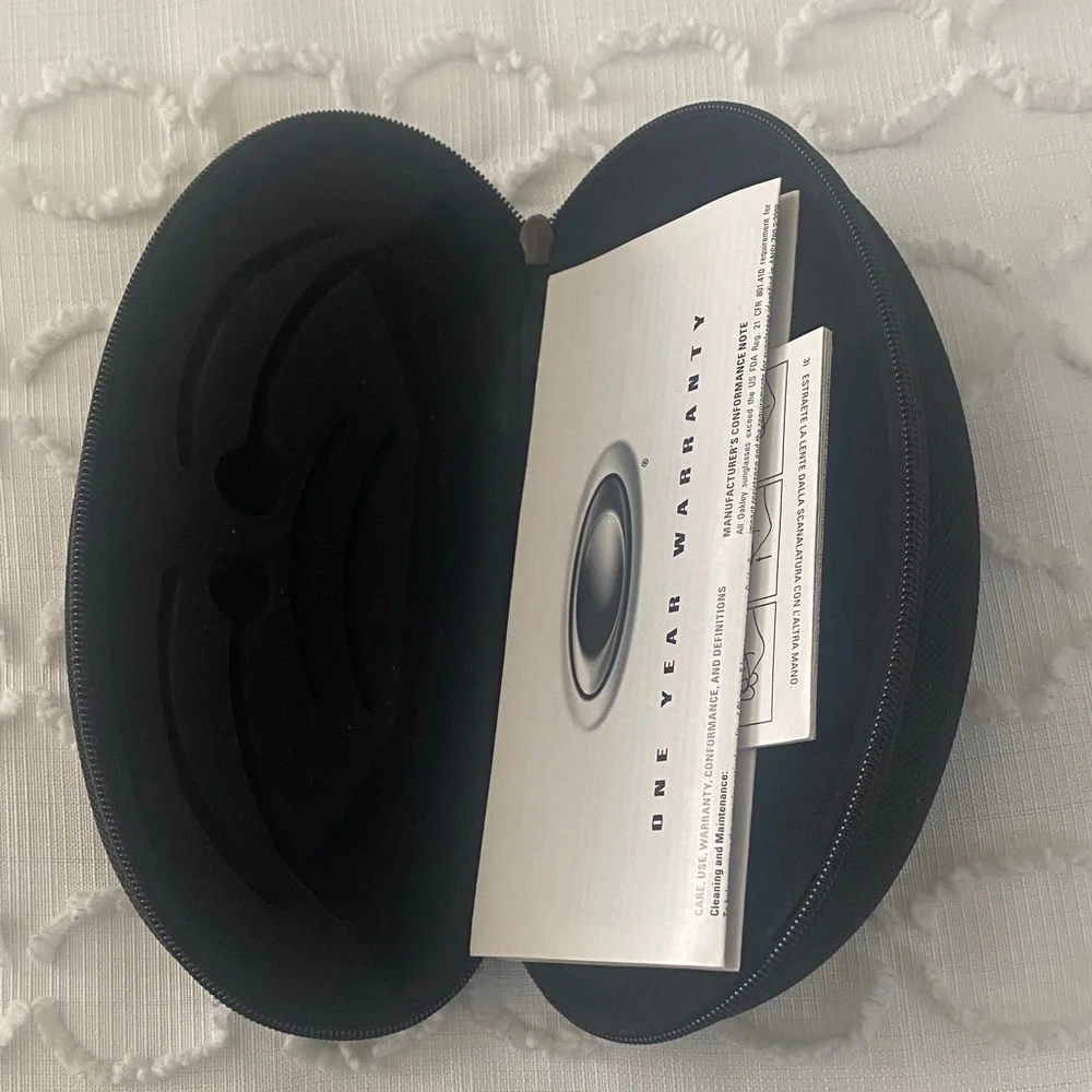 Oakley Black Textured Hard Shell Eyewear Case